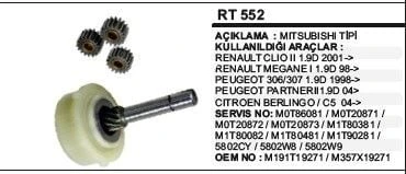 REMARK MITS.RENAULT CLIO II/MEGANE I 1998-> REDIKTOR TK. MITSUBISHI TİPİ ürün görseli 1