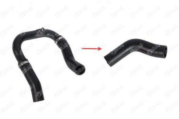 İBRAŞ TURBO HORTUMU (BÜYÜK) FIAT GRANDE PUNTO/EVO 1.3MJTD 05- 90HP ürün görseli 1