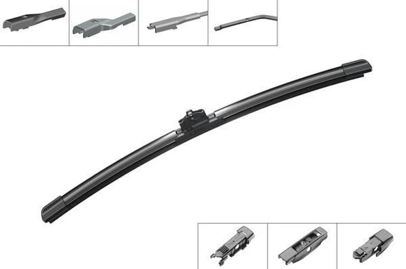 Bosch Aerotwin Silecek Süpürgesi Muz Tip 4 Aparatlı 380MM AP380U ürün görseli 1