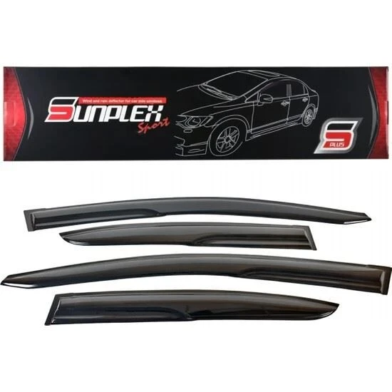 SUNPLEKS CAM RÜZGARLIĞI TOYOTA COROLLA 2018-2021 ÖN-ARKA Sport Style ürün görseli 1