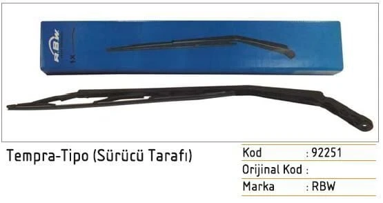 INWELLS SİLECEK SÜPÜRGESİ (AD) FIAT TEMPRA SOL  (L) ürün görseli 1
