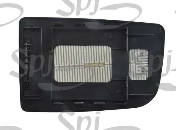 SPJ DİKİZ AYNA CAMI VW CRAFTER SPRINTER ELEKTRİKLİ ISITMALI 2006/2011 BÜYÜK KARE TİP SOL ürün görseli 1