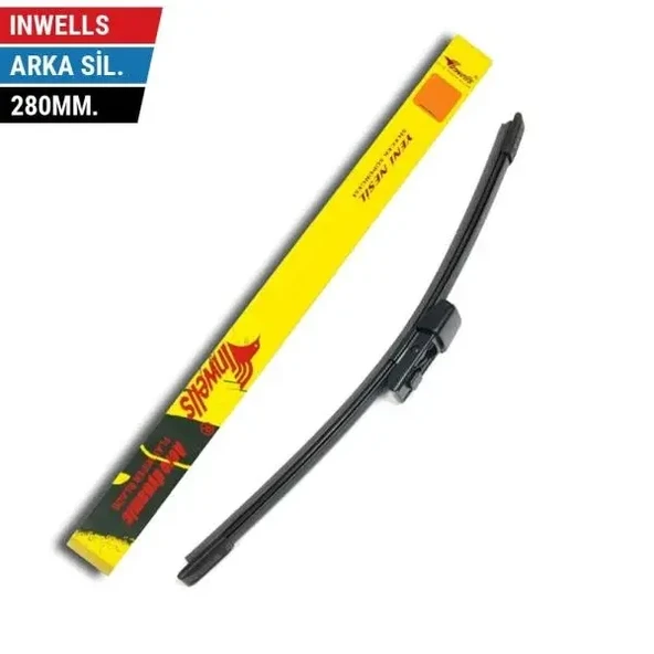 INWELLS ARKA SİLECEK SÜPÜRGESİ MUZ (AD) SEAT ATECA 16>/ SKODA FABIA II 13-14 YETI 09-17 / VW GOLF VI-VII 08>  TOURAN 15> (280MM) ürün görseli 1