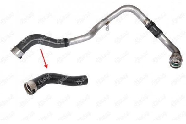 İBRAŞ TURBO HORTUMU METAL BORU HARİÇ DACIA DUSTER ürün görseli 1