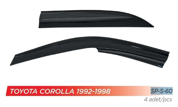 CAM RÜZGARLIĞI TOYOTA COROLLA 1992-1998 ÖN-ARKA SPORT STYLE ürün görseli 1