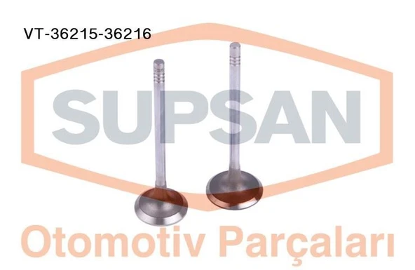 SUPSAN SUBAP TAKIM PEUGEOT 206-307 1.4 HDI 8V (ENG. DV4) FORD FİESTA/FUSİON 1.4 TDCI DURATORQ 8V ENG.(DV4)  8 Supap ürün görseli 1
