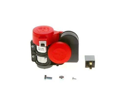 BOSCH FERRARİ KORNA 24V ÇİFT TONLU, KOMPRESÖRLÜ, 520/660 HZ,  115DB(A)  , RÖLELİ ürün görseli 1