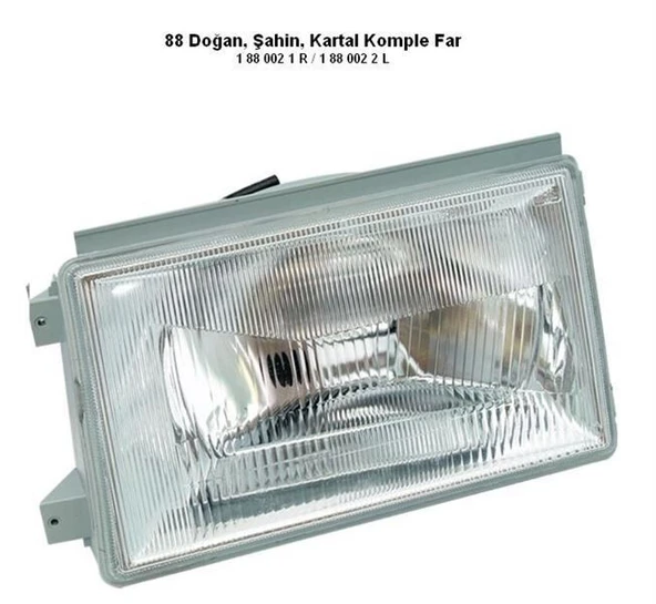 ESER FAR KOMPLE H4 FIAT DOĞAN 88-92 SOL TIRNAKLI ürün görseli 1