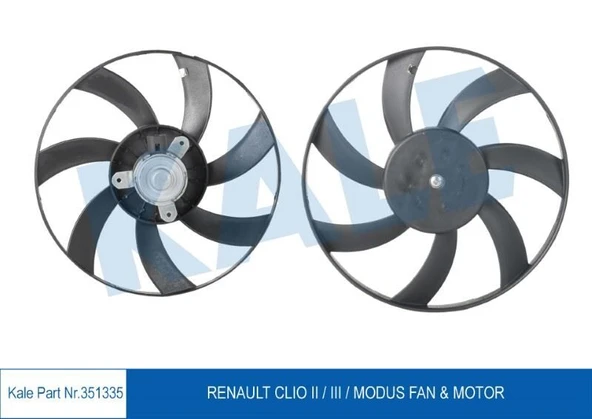 KALE FAN MOTORU MOTOR  RENAULT CLIO II / III / MODUS ürün görseli 1
