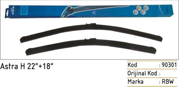 SİLECEK SÜPÜRGESİ (MUZ) OPEL ASTRA H (550 - 450 MM) ürün görseli 1