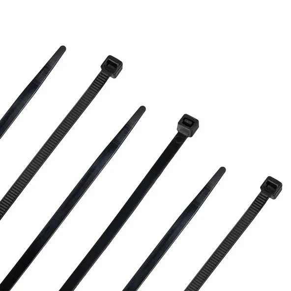 KABLO BAĞ KABLO KEMERİ (BAĞI) 3.6*370 SİYAH (1 PK=100 ADET) ürün görseli 1