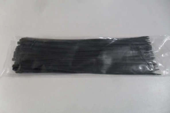 KABLO BAĞ KABLO KEMERİ (BAĞI)-4.8*300 SİYAH (1 PK=100 ADET) ürün görseli 1