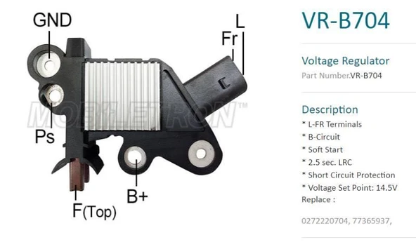 MOBİLETRON KONJEKTÖR 12V (L-FR UÇ)FIAT PALIO,SIENA,IDEA,LINE,PUNTO 1.6 16V (OEM: 0272220704) ürün görseli 1