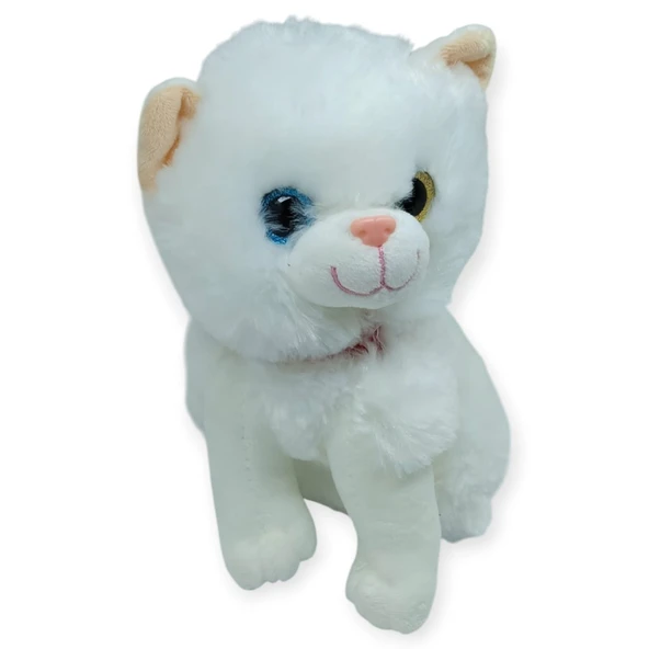 Sesli Peluş Kedi Van Kedisi 25 cm - Beyaz ürün görseli 1