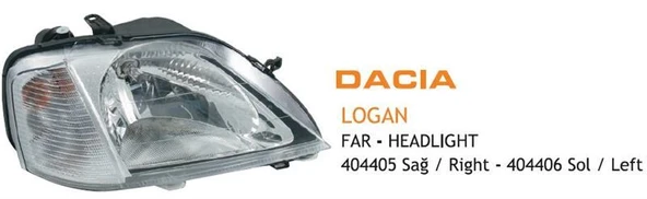 AYFAR FAR DACIA LOGAN SAĞ 2003-2008 ürün görseli 1