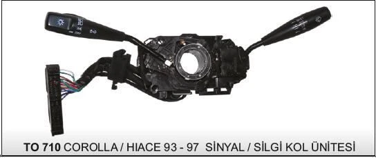 SENSEN SİNYAL KOLU SİNYAL ÜNİTE TOYOTA COROLLA AE 100-HIACE 93-97 ürün görseli 1