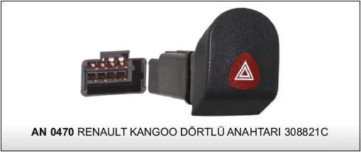 DODO FLAŞÖR ANAHTARI RENAULT KANGOO 10904 - AN757- AN0470 ürün görseli 1
