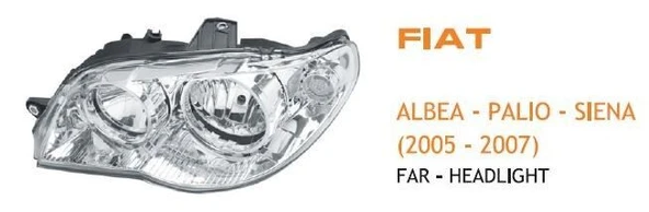 ESER FAR GRİ SOL FIAT ALBEA 2005-2007 MOTORLU ürün görseli 1