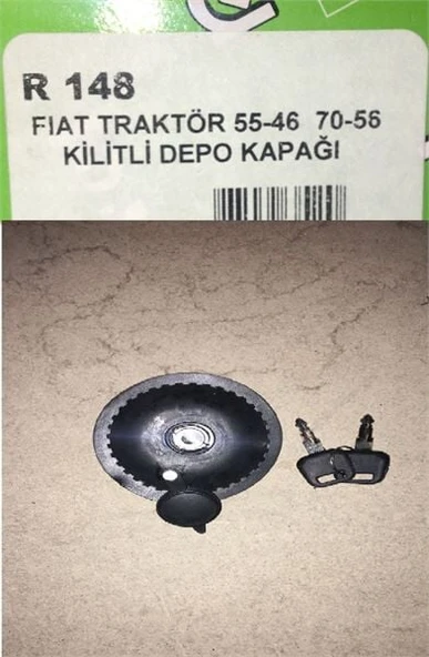 NUREL DEPO KAPAĞI FIAT TRAKTÖR 55-46 70-56 KİLİTLİ ürün görseli 1