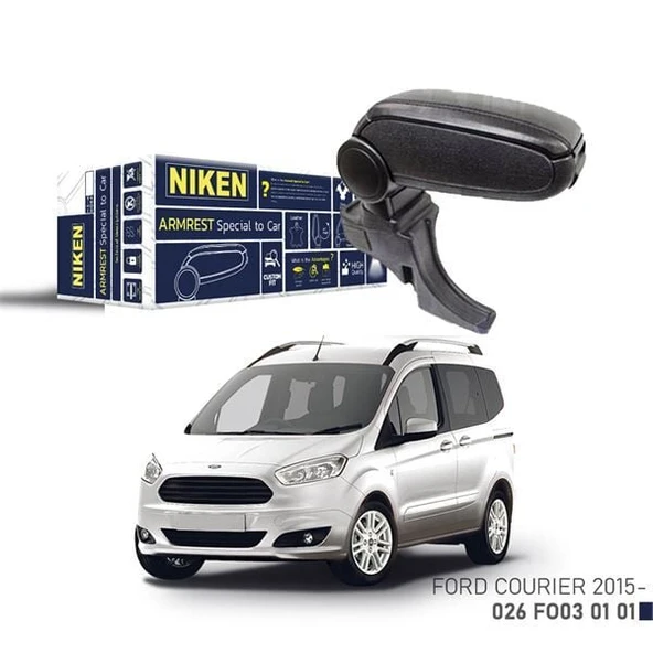 NIKEN FORD COURIER 2015- ARACA ÖZEL KOL DAYAMA SİYAH ürün görseli 1
