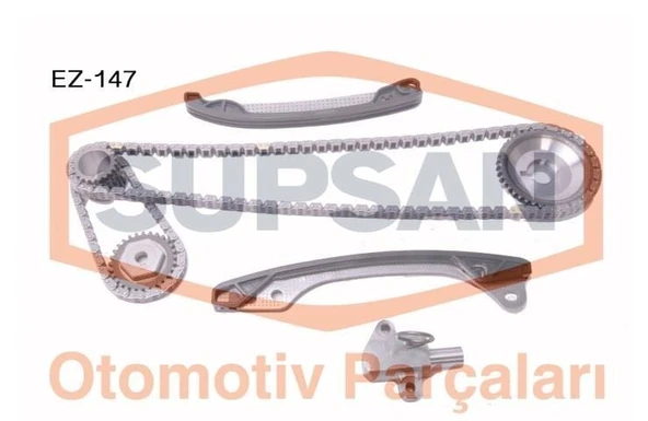 SUPSAN ZİNCİR SETİ NİSSAN CUBE (Z12) 1.6 16V-JUKE (F15) 1.6 16V-MİCRA III (K12) 1.6 16V-QASHQAİ 1.6 16V ENG .(HR16DE) 9 Parça ürün görseli 1
