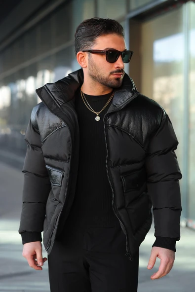 ERKEK ROBALI TORBA CEPLİ MONT - Resim 4