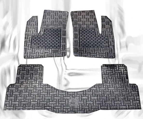 LEOPAR DEKORATİF PASPAS FIAT DOBLO 03-09 GRİ ürün görseli 1