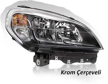 AYFAR FAR MOTORLU KROM ÇERÇEVELİ SOL FIAT DOBLO (2015) ürün görseli 1
