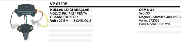 DODO KONJEKTÖR 24V VOLVO / SCANIA 3 KABLOLU ürün görseli 1