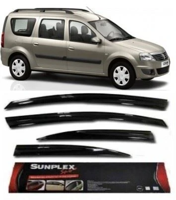 SUNPLEKS CAM RÜZGARLIĞI R.DACIA LOGAN MCV 2013-2016 ÖN-ARKA SPORT STYLE ürün görseli 1