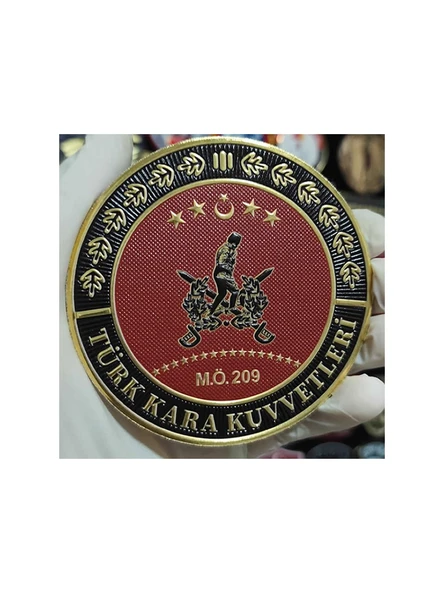 Türk Kara Kuvvetleri 9.5 cm Patch 3D Plastik Tpu, Yeni Model Tip Cırtlı, Standart Ölçü, 1.sınıf ürün görseli 1