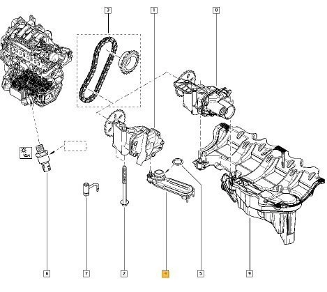 Nissan Qashqai Yağ Pompa Süzgeci (2010-2021) 150507100R 1.6 DCI ürün görseli 1