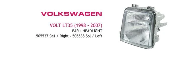 AYFAR FAR SOL VW VOLT LT35 (1998 -2007) ürün görseli 1