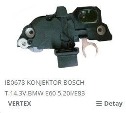 VERTEX KONJEKTÖR BOSCH T.14.3V.BMW E60 5.20I/E83 X3 COM 05> ürün görseli 1