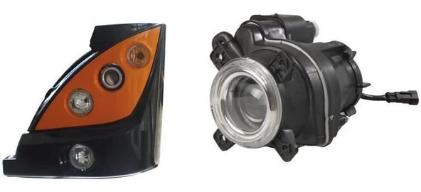 AYGERSAN FAR KISA MERCEKLİ 12V LEDSIZ CAMLI ÇERÇEVELİ MANUEL FORD KARGO OTOKAR KENT LF (16M00-35510 AA) ürün görseli 1