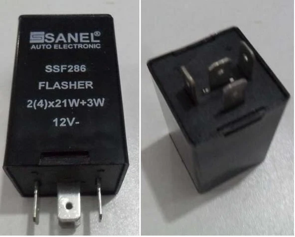 SANEL FLAŞÖR 12V RENAULT (+ - C R) 4 UÇLU CITROEN FIAT PEUGEOT ürün görseli 1