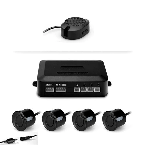 AEM PARK SENSÖRÜ SESLİ SİYAH 22MM ürün görseli 1