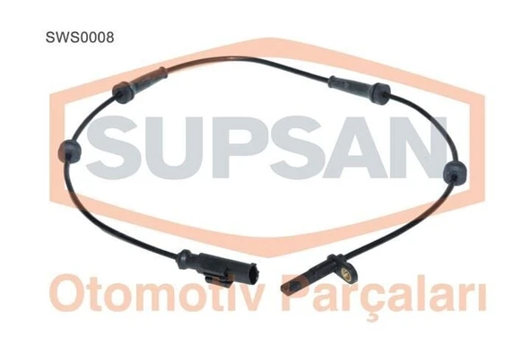 SUPSAN SENSÖR ABS FIAT GRANDE PUNTO-LİNEA 1.3D MJET-1.6 D MJET -LİNEA 1.4 -FİORİNO 1.3 D MJET  Sol Arka Aks ürün görseli 1