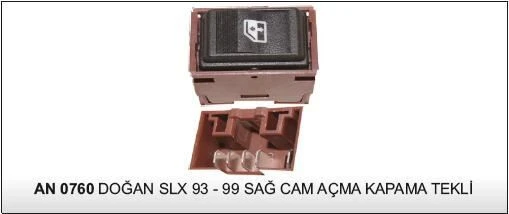 ANAHTAR CAM AÇMA DOĞAN SLX 93-99 SAĞ TEKLİ ürün görseli 1