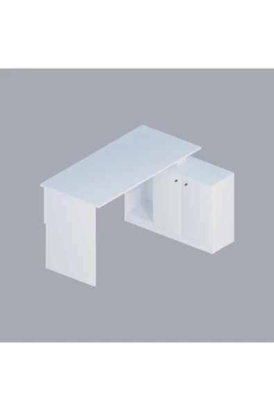 Decormet Başak Çalışma Masası Beyaz - Resim 9