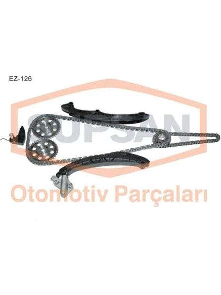 SUPSAN ZİNCİR SETİ VW GOLF V-VI, PASSAT, JETTA, TİGUAN, SCİROCCO 1.4 16V TSI 122 BG/140 BG/160 BG-ENG.(CAXA -CAVA-BMY-CAVD-BLG) Set içeri?i 4 parça ürün görseli 1