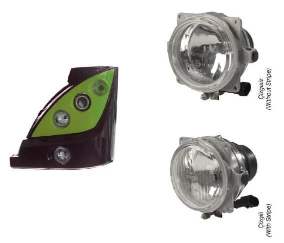 AYGERSAN SİS CADFACE 12V BONE + KABLOLU ÇİZGİSİZ KARGO MERCEDES 403 PEUGEOT PREMIER TEMSA OTOKAR IVECO (24AD) ürün görseli 1