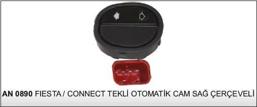 DODO CAM KALDIRMA ANAHTARI TEKLİ FORD FIESTA / CONNECT ürün görseli 1