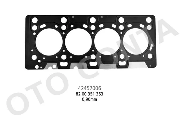 OTOCONTA SILINDIR KAPAK CONTASI (ÇELIK MLS 0.90MM KALIN) RENAULT MEGANE LOGAN SANDERO 1.5DCI K9K K9K 712-714-718-724-760-792-796 ürün görseli 1
