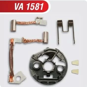 MEGA VA1581 12V  KÖMÜR YUVASI RENAULT R19-MEGANE-CITROEN-PEUGEOT 4,5/9X11X18  VALEO TİP  2 KÖMÜRLÜ-14.5mm derinlikli  VALEO 094132 ürün görseli 1