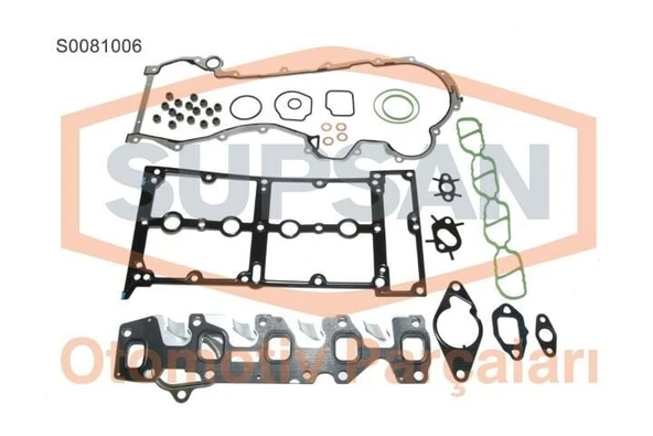 SUPSAN CONTA ÜST TAKIM FIAT DOBLO, PALİO, ALBEA, PUNTO 1.3 MULTİJET 16 V/1.3 JTD 16V OPEL ASTRA/CORSA 1.3 C DTI 16V  Keçeli, SKC siz ürün görseli 1