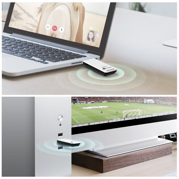 Tp-Lınk TL-WN821N 300MBPS USB Wıreless Adaptör - Resim 4