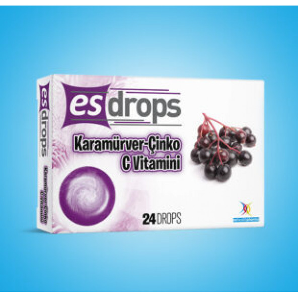 Esdrops Karamürver - Çinko C Vitamin Pastil ürün görseli 1