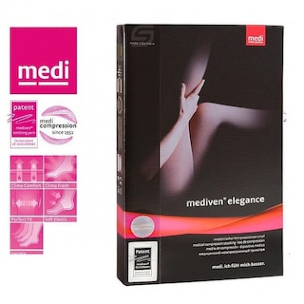 Medi Mediven Elegance Diz Üstü Varis Çorabı/ Ccl1/burnu Kapalı ürün görseli 1