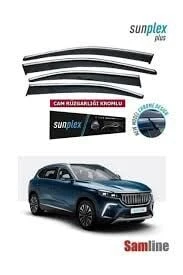 SUNPLEKS KROMLU CAM RÜZGARLIGI TOGG T10X 2003-2024 4 PARÇA ürün görseli 1